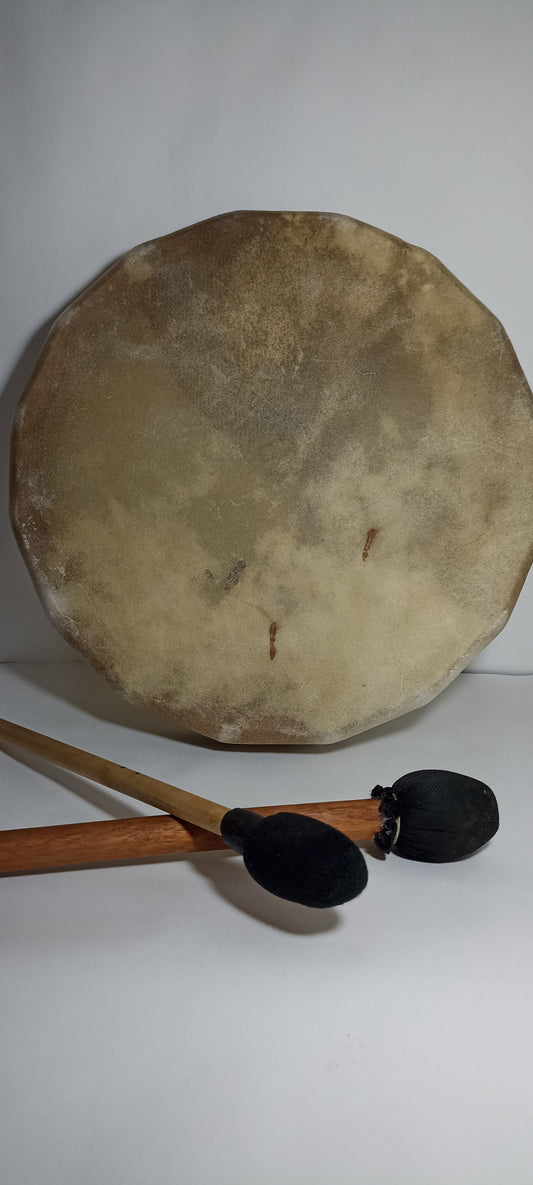 “Panhuehuetl” Drum - Buffalo and Cedar